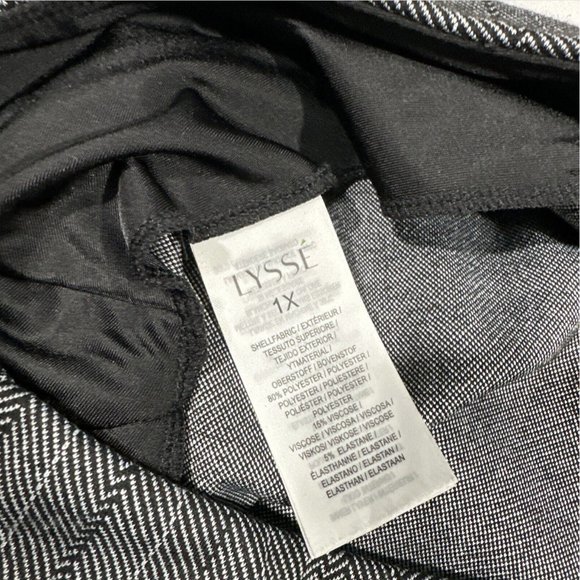 NWT $88 Lysse [ Plus 1X ] Ella High Waist Shaping Ponte Leggings‎ Black - Picture 14 of 15